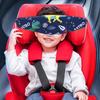 Kids Car Seat Head Support Band Adjustable Sleeping Headrest for Infant Dark Blue