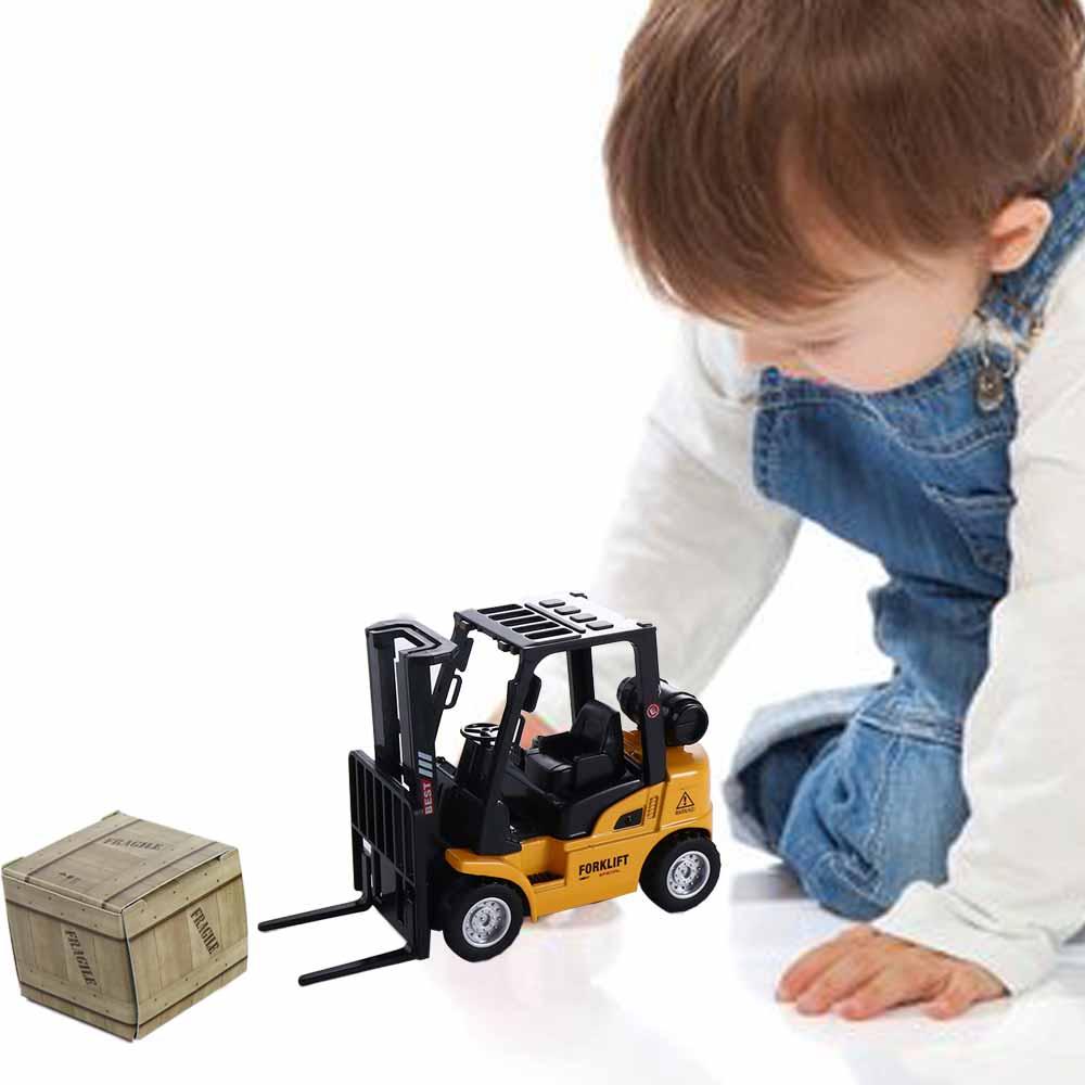 Car Vehicle Set Pallet Interactive Toy Die-Cast Model Forklift Friction Toy Vehicle Construction