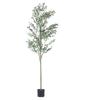 Artificial Olive Tree with Realistic Leaves Fruits Tall Faux Olive Tree for Home Office Decoration 6.89 Ft