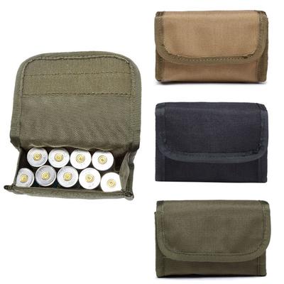 Tactical 10 Round Shotgun Shotshell Reload Holder Molle Pouch Ammo Round Cartridge Holder