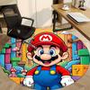 1pc Mario Adventure Office Round Area Rug,  Under Office Chairs Bedroom Living Room Home Decor a0926184