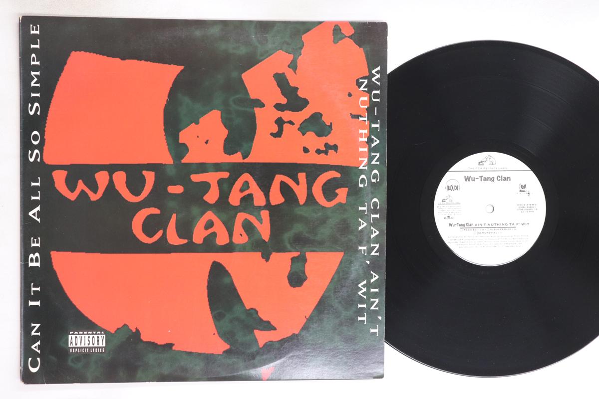 

12inch Record WUTANG CLAN Can It Be All So Simple WuTang C 0786362891 RCA Loud Recor 1994 US Rap HipHopRB Used