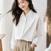 2025 Spring Women Blouses Shirts Long Sleeve Elegant Women Blouse Shirt Turn Down Collar White Blouse Shirt Women Tops J929
