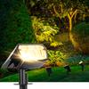 Outdoor Spotlights with Light Adjustable Height Waterproof and Ideal for and Ideal for Power Outages and Lighting In Warm White Solar-Powered Sensor,