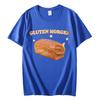 Gluten Morgen Divertente Gatto Meme Maglietta Alta Qualità Moda Magliette Oversize Uomo Donna Cotone Manica Corta Maglietta