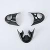 3pcs Carbon Fiber Steering Wheel Trim Cover For BMW MINI Cooper F54 F55 F56 F57 F60 Steering Wheel Trim Cover Car Accessories