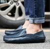 Men Shoes Casual Genuine Leather Mens Loafers Moccasins Designer Slip On Boat Shoes High Quality Chaussure Homme Plus Size 37-46