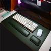 Rest Cushion Leather PU Keyboard Pad Keyboard Hand Rest Wrist Rest Pad Mouse Pad Computer Palm Rest