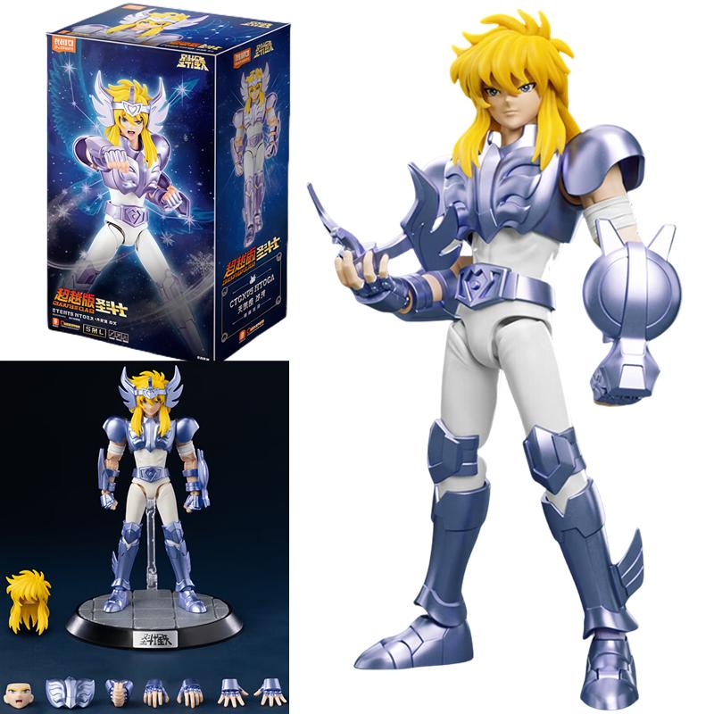 Sfântul de Aur Original Saint Seiya AQUARIUS CYGNUS CAMUS HYOGA CLASA CAMPION Figurină de Acțiune Asamblată Jucării Anime Colecție Cadou