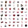 55Pcs Downtown Y2K Girls Graffiti Stickers Luggage Water Cup Stationery School Bag Laptop Refrigerator Decoration Diy Decals