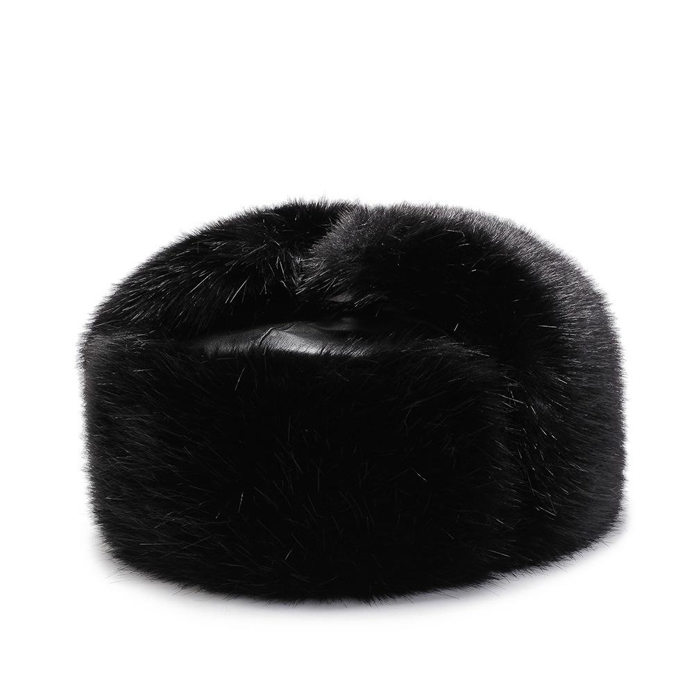 Men's Hats In Autumn and Winter Fashion Trend Ear Protection Lei Feng Hat Windproof Cold Thickened Warm Imitation Fox Hair Baseball Hat