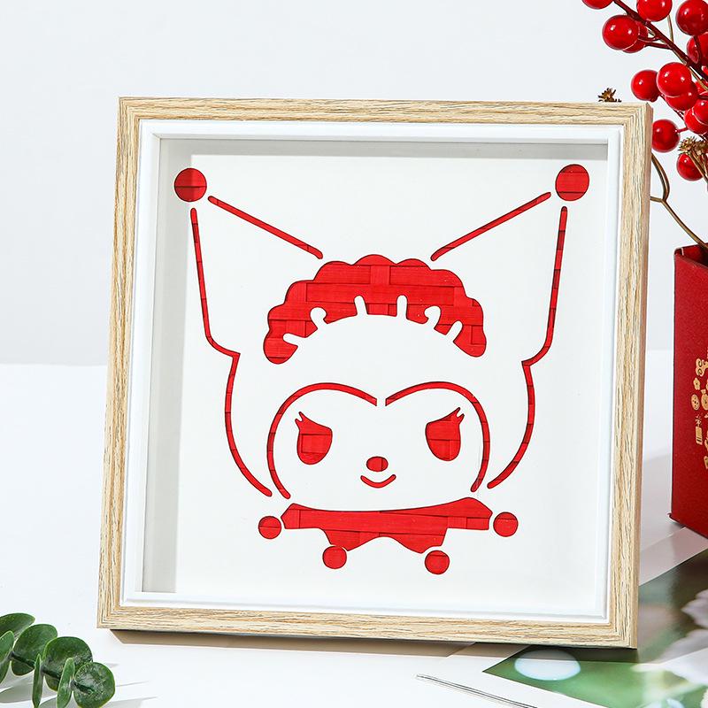 DIY Bamboo Weaving Kit: Intangible Cultural Heritage Craft for Kids & Parent-Child Activity, Perfect as a New Year's Day Photo Frame Gift.