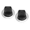 2pcs Engine Push Start Button, Silver Color Replacement Keyless Go Start Stop Pushbutton with Easy Installation, for Vehicle Part Number 2215450714