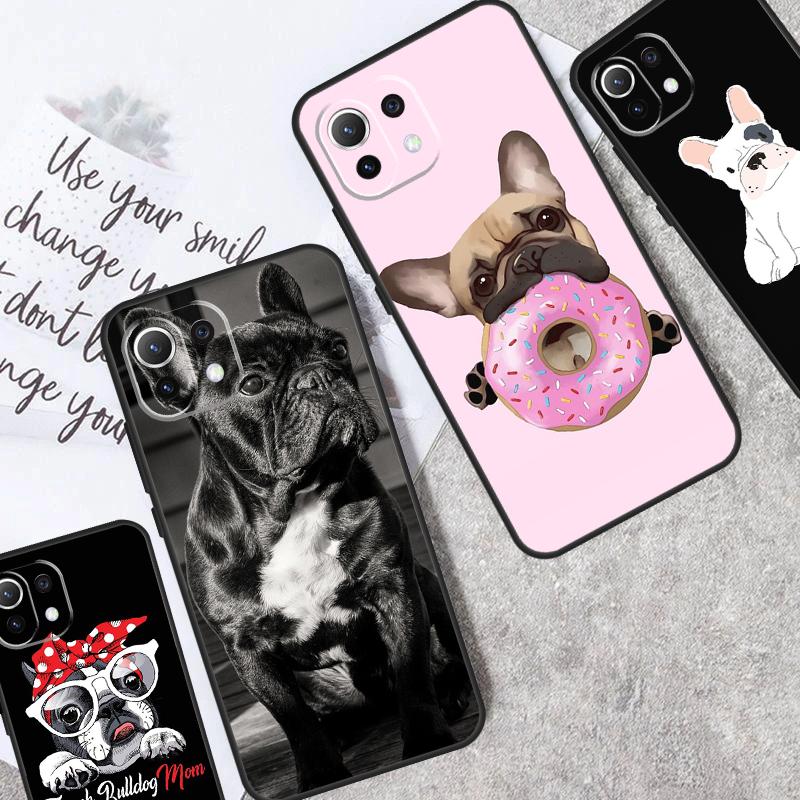 French Bulldog Dog Case For Xiaomi 13T Pro 13 14 Ultra 12T 11T 12 Lite POCO X6 Pro X3 X4 X5 F3 M5s M6 F5 Cover