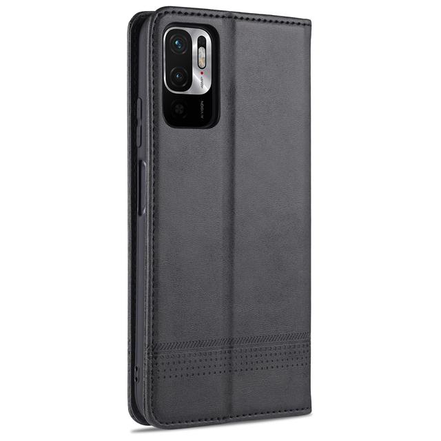Deluxe Magnetic Adsorption Leather Fitted Case for Xiaomi Redmi Note 10T 5G Flip Cover Protective Case Capa Fundas