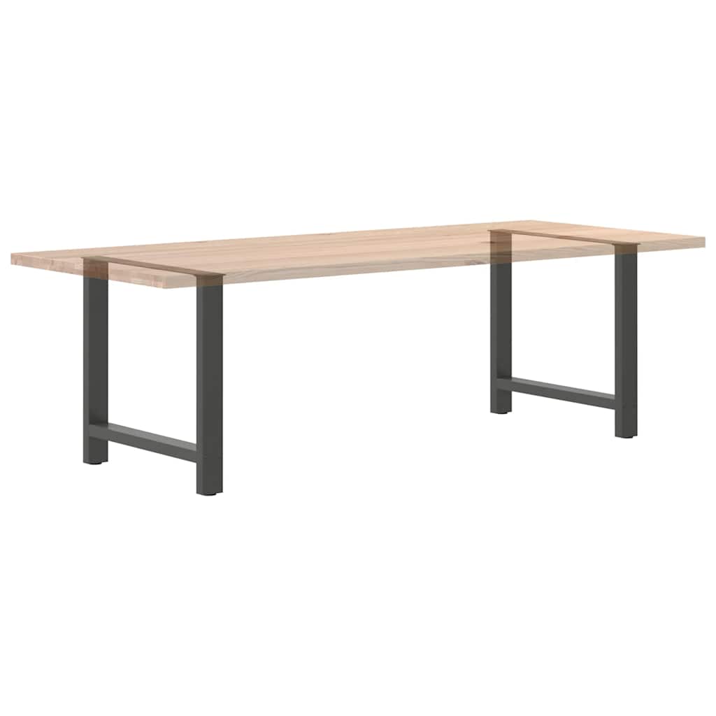 Vidaxl Nogi Do Stolika Kawowego, Antracyt, 2 Szt., 70X(72-73) Cm, Stal