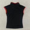 European and American Summer Retro Chinese Style Niche Buckle Women's Slim Fit Cheongsam Collar Top