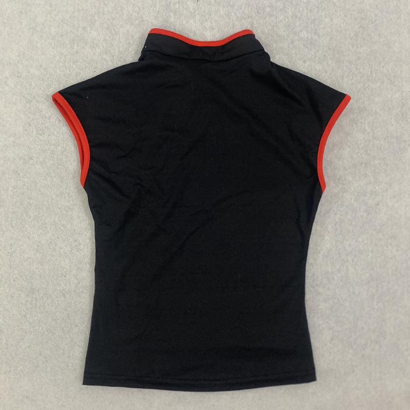 European and American Summer Retro Chinese Style Niche Buckle Women's Slim Fit Cheongsam Collar Top