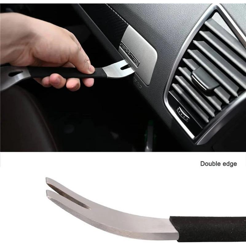 1PC New Car Interior Clip Panel Trim Installation Removal Tool Stainless Steel Pry Plate Conversion Installation Tool