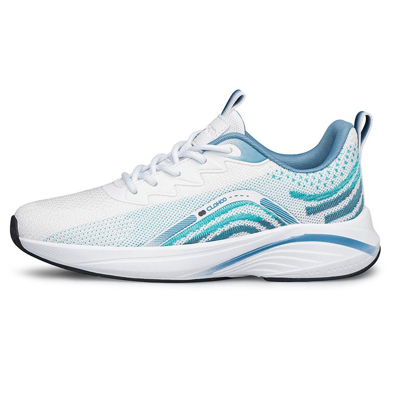 CLOHOO Men's Trendy Knitted Breathable Lightweight Comfy Sneakers For Running Jogging Wear-resistant Non-Slip Casual Sport Shoes