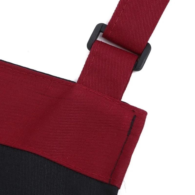 Zástěra Unisex zástěra s výstřihem do V a 2 kapsami, kuchyňská zástěra, kuchařský nástroj, stříhání vlasů, stylingový obal, látkové nástroje, kuchyňská zástěra