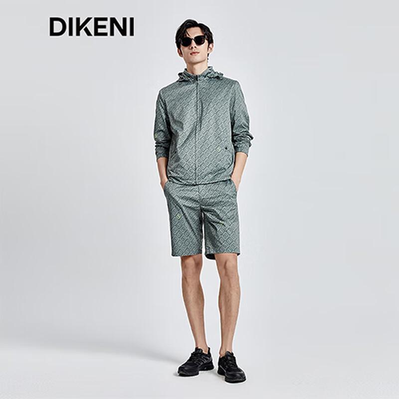 Deconi Men's Double D Tech Easy Care Casual Shorts