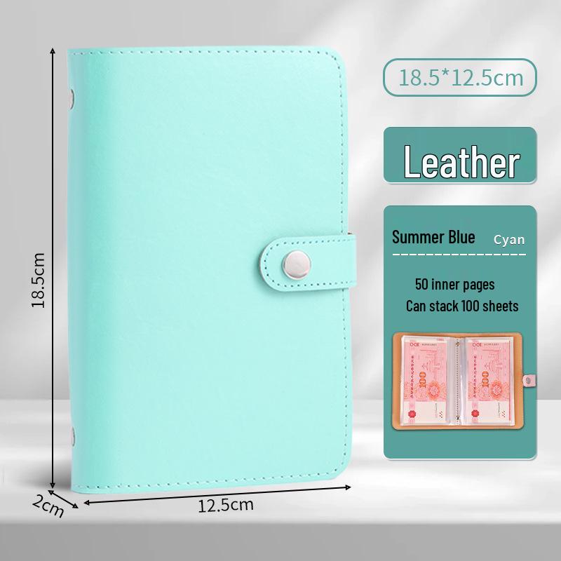 2025 Retro Financial Management Password Book: Stylish, High-Capacity Cash Storage