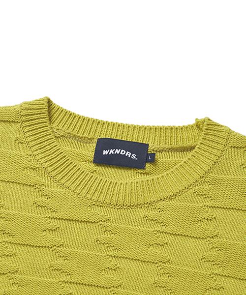 WKNDRS Puzzle Sweater (Yellow)
