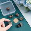6Pcs Prayer Box Charm 24x16mm Box Charm Rectangle Antique Bronze Copper Magic Box Pendant Vintage Case Charm Mini Metal Box Charm for Memorial