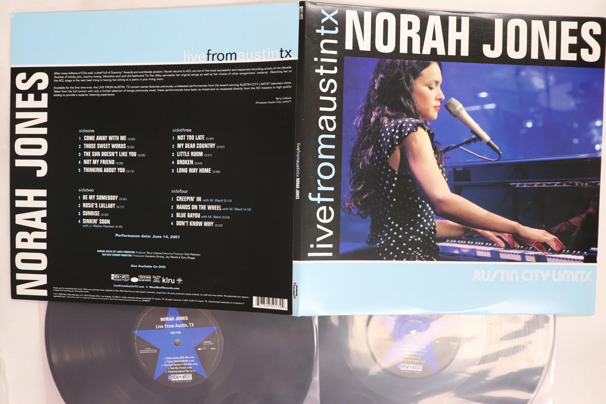 LP Record NORAH JONES  Live From Austin Tx 180g NW5017 NEW WEST 2008 US Jazz Used