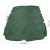 Outdoor Swing Canopy Silver Coated Oxford Cloth Waterproof Swing Chair Top Cover for Garden Sun Shade Accessory