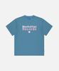 Maenhatanlekojeu Mr Classic Box Logo T-Shirt - Blue