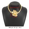 Draweye Blumenohrringe für Damen Vintage Hyperbel Amerikanischer Stil Schmuck Perlen Elegant Einfach Pendientes Mujer