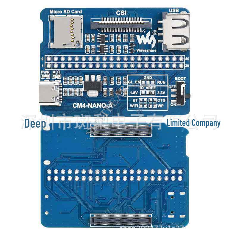 Raspberry Pi CM4/CM5 Ultra-Mini Basisplatine: Kompakte Erweiterung, passende CM4-Größe.