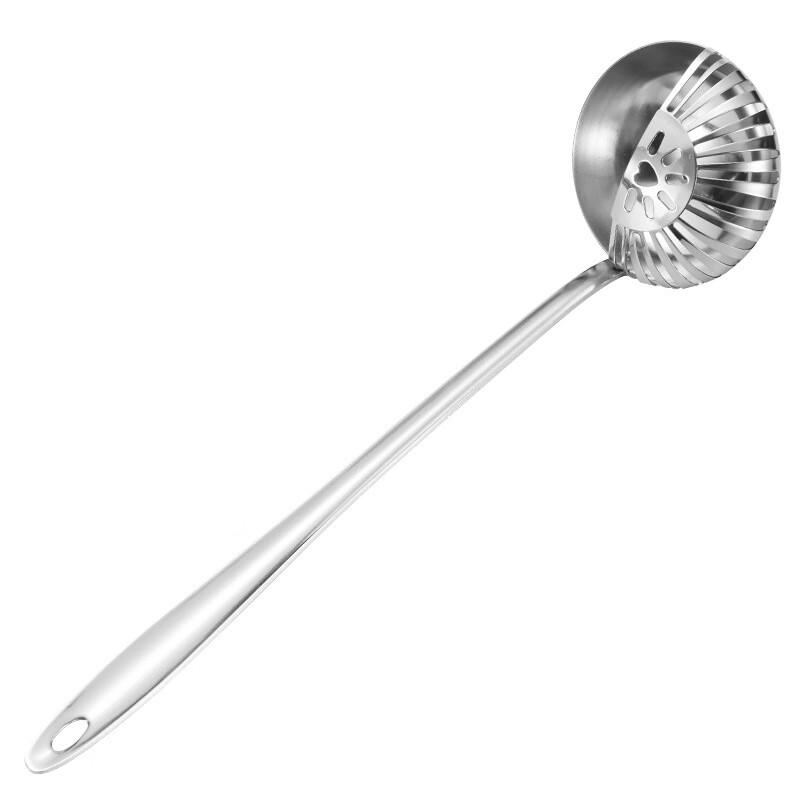 Dual-Purpose Stainless Steel Hot Pot Ladle and Skimmer