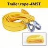 SEAMETAL Car Rescue Tow Rope Towing Rope Off-road Vehicle Sedan SUV Tow Rope Car Tools Tow Rope Hook