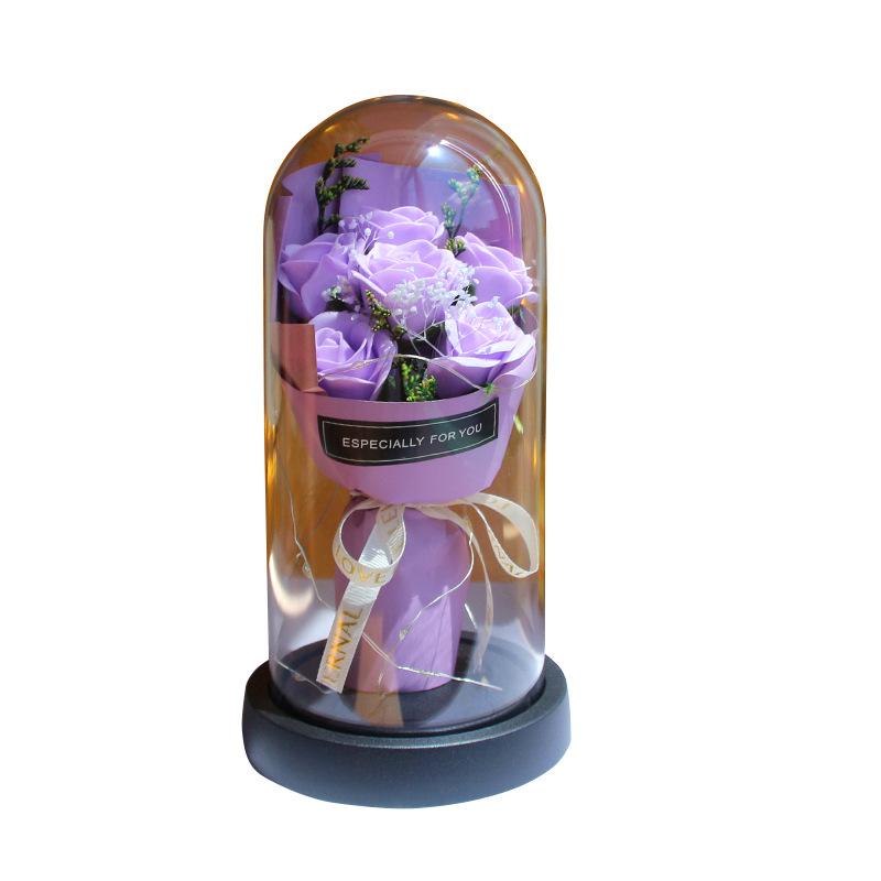 Batch Advanced sense simulation rose creative Christmas Valentine's Day gift soap flower ornament for girlfriends' birthday