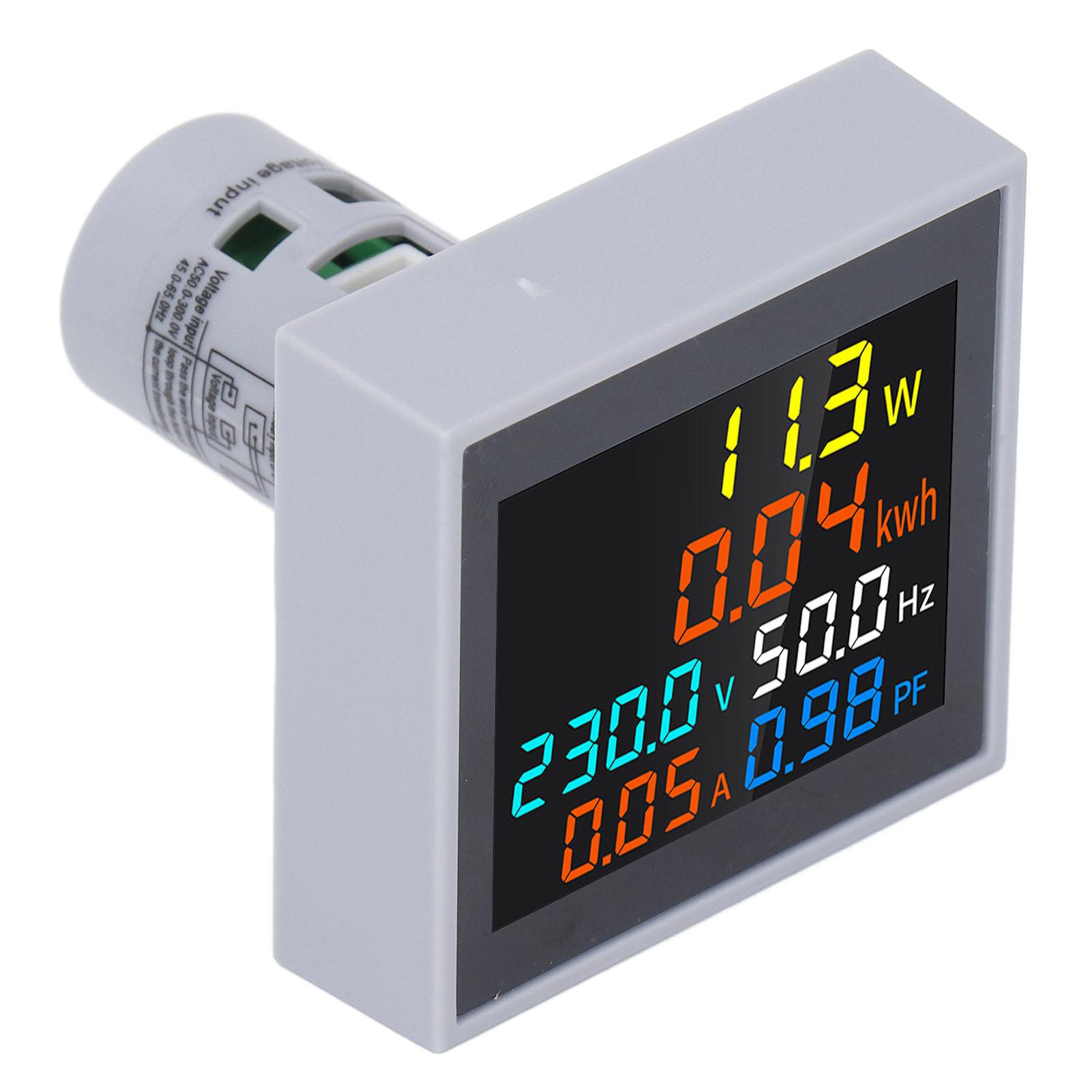 

6 in 1 Multifunction Digital Meter AC Current Voltage Power Frequency Monitor for Household SPM004