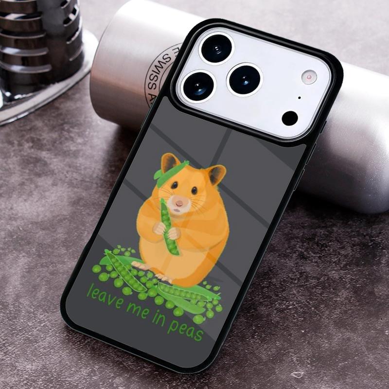 Hamster Art Phone Case for iPhone 17 16 15 Pro Max Air 14 13 12 11 Plus Shockproof Cover