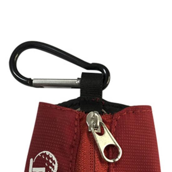 Golf Ball Holder High Elasticity Wear Resistant Stylish Golf Ball Holder with Hung Buckle for Golf Ball