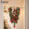 Christmas Decoration Balls Hung Upside Down, Creative Scene Setup, Decorative Bows, Vine Strips, Door Hanging Tree Ornaments Fairie