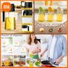 2-in-1 Ölspender und Sprüher Kochölspender, Küchenzubehör, Ölflasche Küche, Olivenölflasche Kunststoff