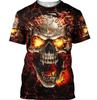 Skull Skull 3D Streetwear T-Shirt Tee Costumes Polyester