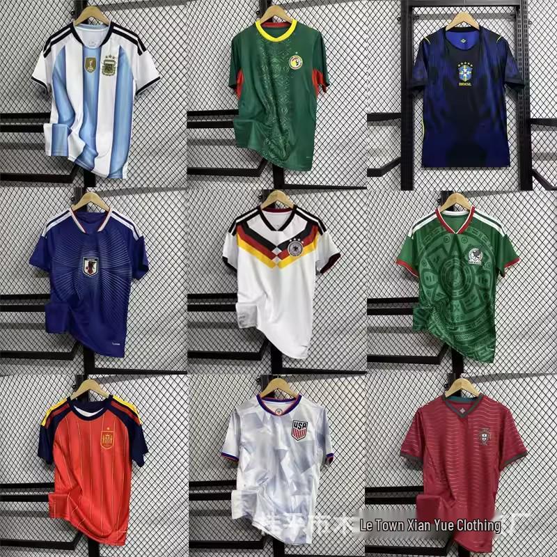 Argentina National Team 2627 World Cup Jersey - Official Style Short Sleeve Fan Version