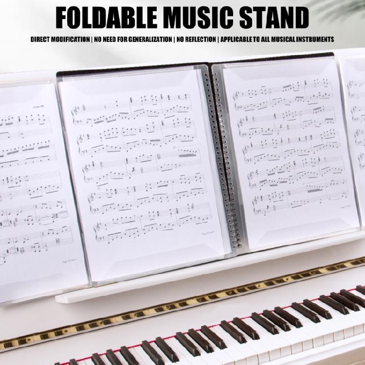 High Capacity Sheet Music Organizers Piano Music Sheet Folder With Removable Pages for Musicians And Students
