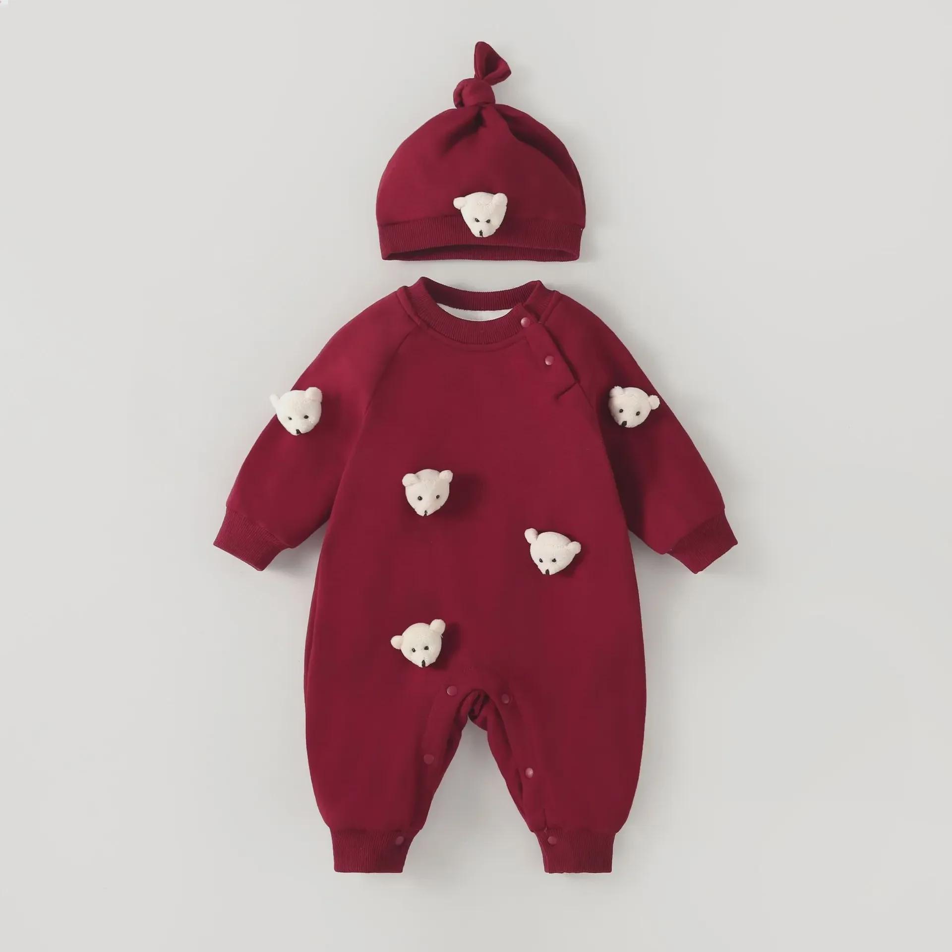 

Зимний детский наряд в корейском стиле: Мягкий, утепленный свитер и теплая одежда для прогулок. 73 cm