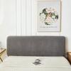 Elastic Jacquard Bedhead Cover Dustproof All-inclusive Bedside Protector Non-slip Solid Color Headboard Cover Home