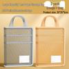 L-Shaped A4 Exam Paper Storage Bag with Zipper, Mesh Pockets, & Large Opening for Middle School Students