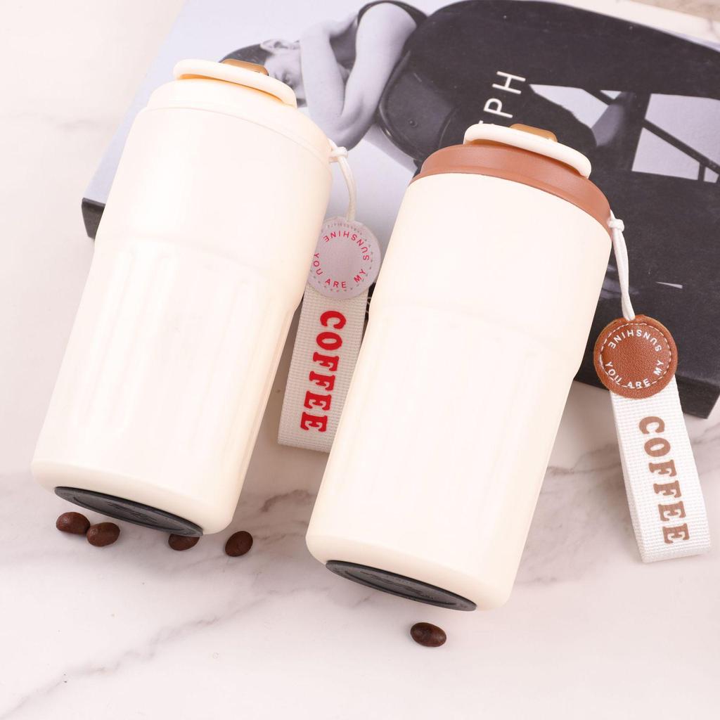 Portable 316 Stainless Steel Insulated Coffee Cup with Smart Temperature Display