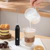 Electric Wireless Handheld Milk Frother with Coffee Frothing & Egg Beating Function